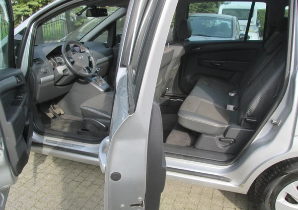 Opel Zafira cena 14999 przebieg: 224651, rok produkcji 2009 z Gryfice małe 211